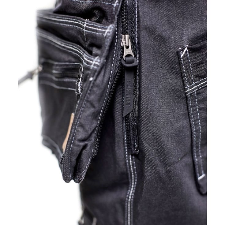 Blåkläder Workwear X1900 håndværkerbukser med 2-vejs stretch, sort, str. C152