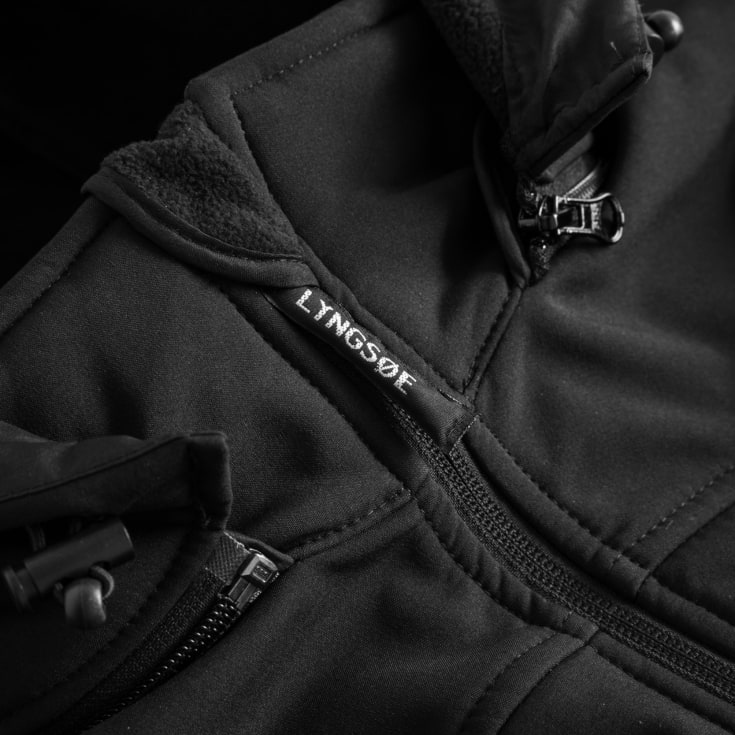 Lyngsøe softshelljakke, Sort, 3XL