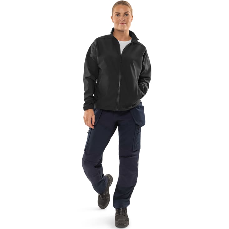 Fristads dame softshelljakke, Sort, L