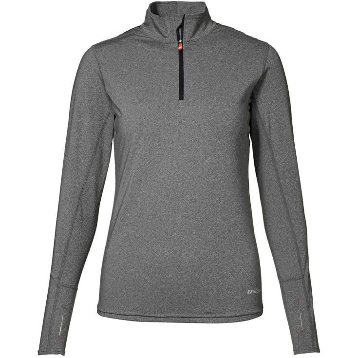 GEYSER Warm trainer langærmet dame løbe T-shirt, Grå, XS