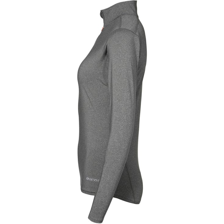 GEYSER Warm trainer langærmet dame løbe T-shirt, Grå, XS