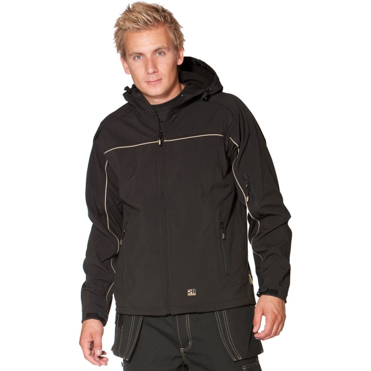 Ocean Thor softshelljakke, Sort, XS