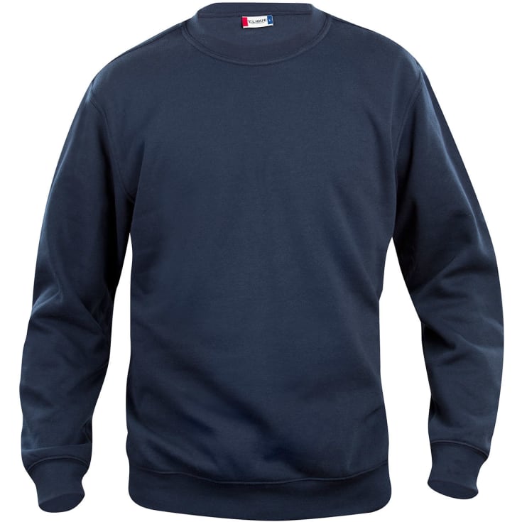 Clique Basic Roundneck sweatshirt, mørk marineblå, str. XS