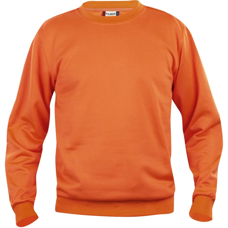 Clique Basic Roundneck sweatshirt, orange, str. XL
