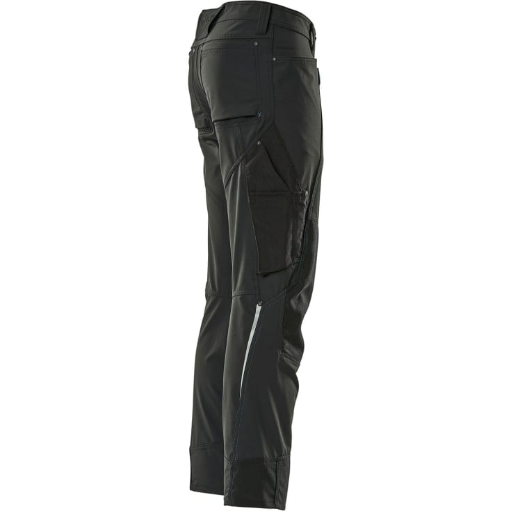 Mascot Advanced arbeidsbukser med stretch, sort, str. 82C49