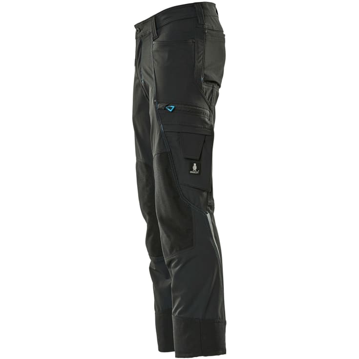 Mascot Advanced arbeidsbukser med stretch, sort, str. 82C49