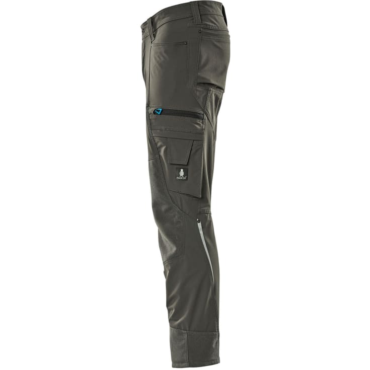 Mascot Advanced arbejdsbukser med stretch, koksgrå, str. 76C58