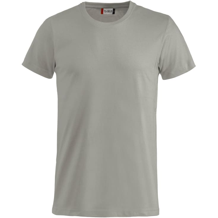 Clique Basic t-skjorte, sølvgrå, str. 2XL