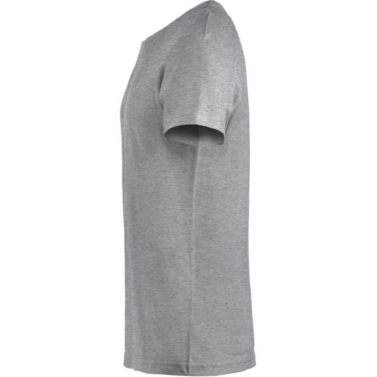 Clique Basic t-skjorte, gråmelert, str. 3XL