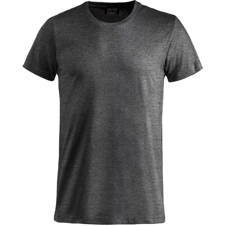 Clique Basic t-skjorte, koksgrå melert, str. 2XL