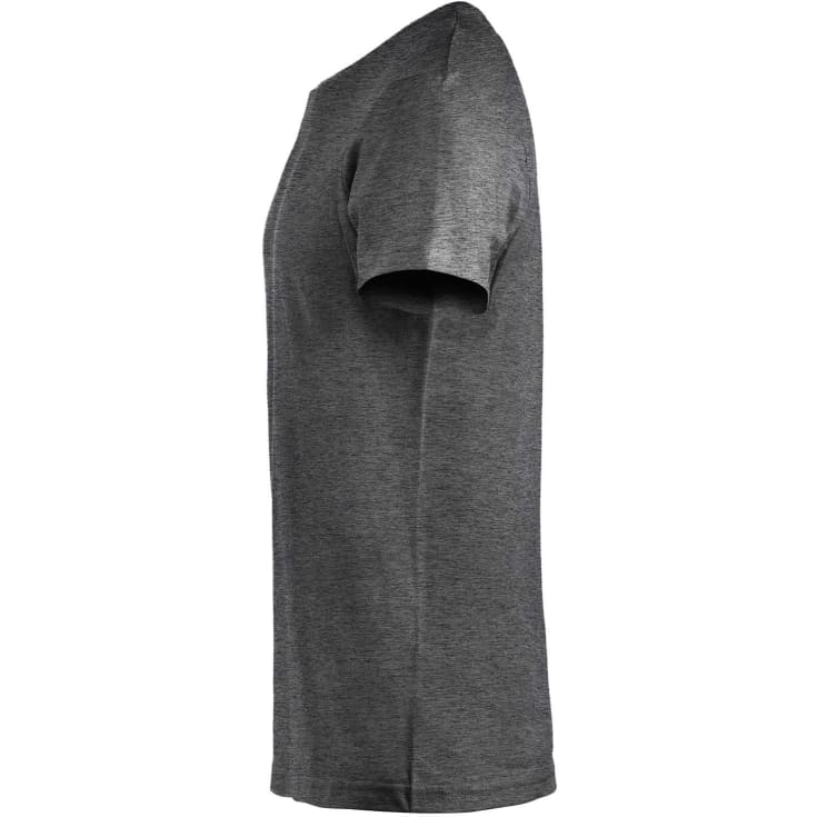 Clique Basic t-shirt, koksgrå meleret, str. 4XL