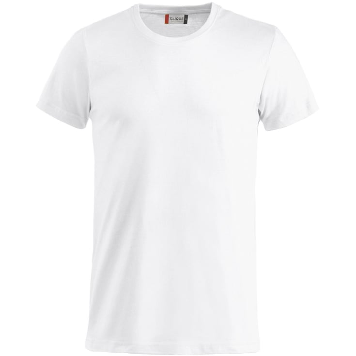 Clique Basic t-skjorte, hvit, str. 2XL