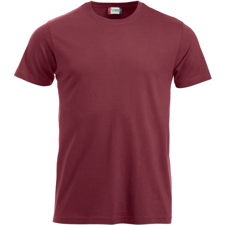 Clique New Classic T-shirt, Bordeaux, 2XL
