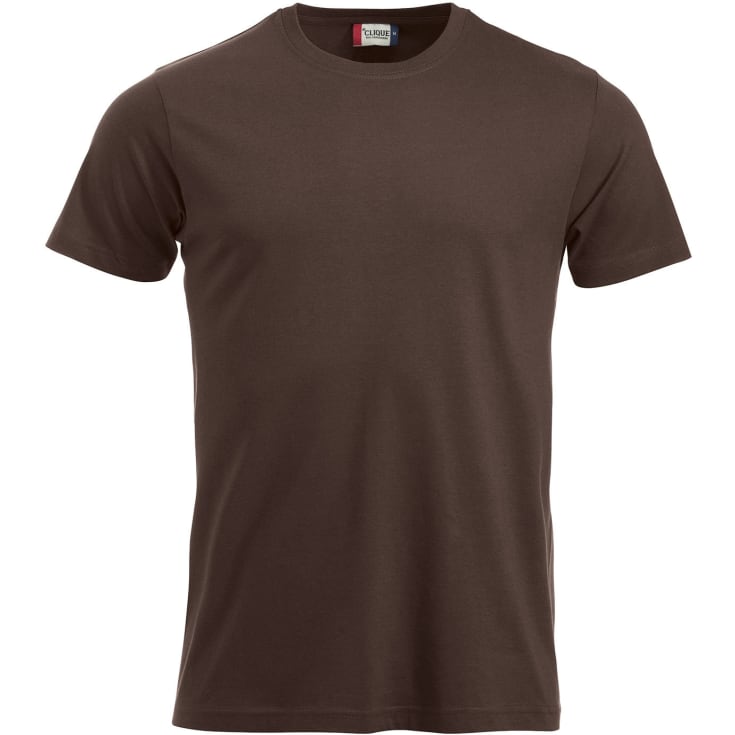 Clique New Classic T-shirt, Mørk Mocca, 3XL
