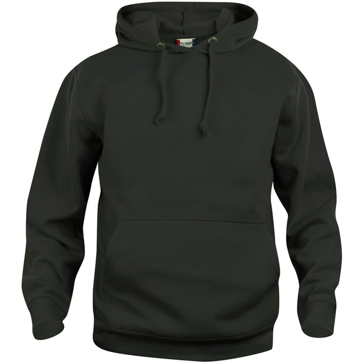 Clique Basic hoodie, sort, str. 2XL