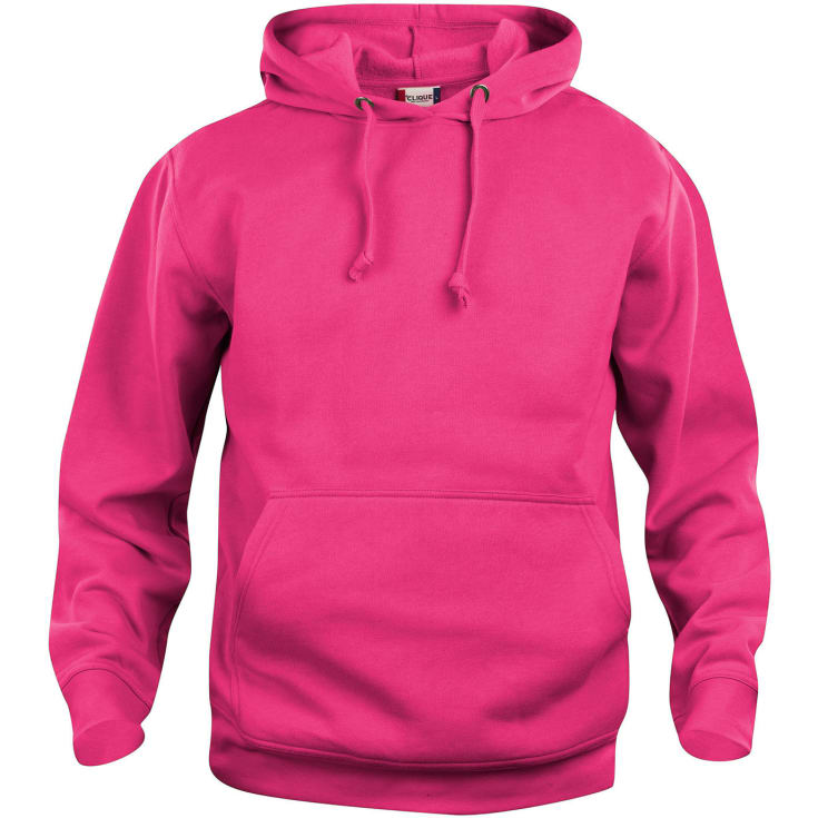 Clique Basic hoodie, pink, stl 2XL