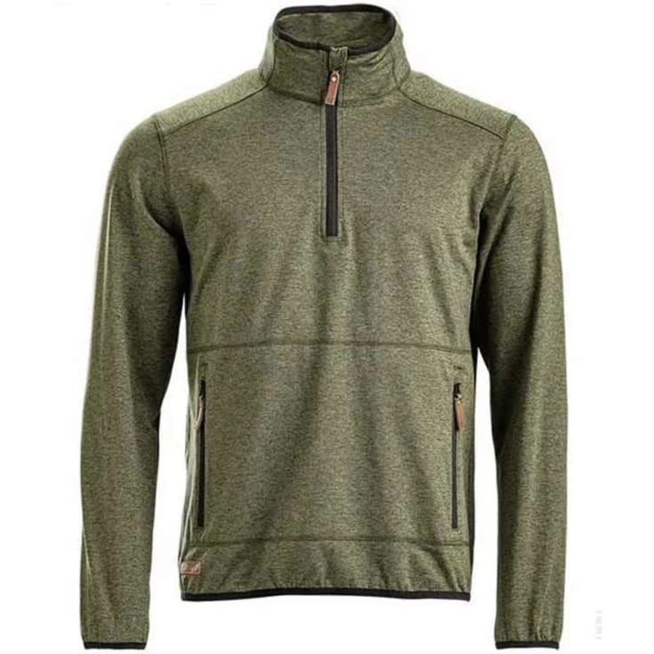 Kramp Active fleecetrøje, Olivengrøn, 4XL