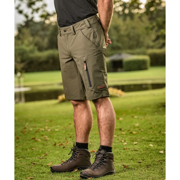 Kramp Active arbejdsshorts, Olivengrøn, L