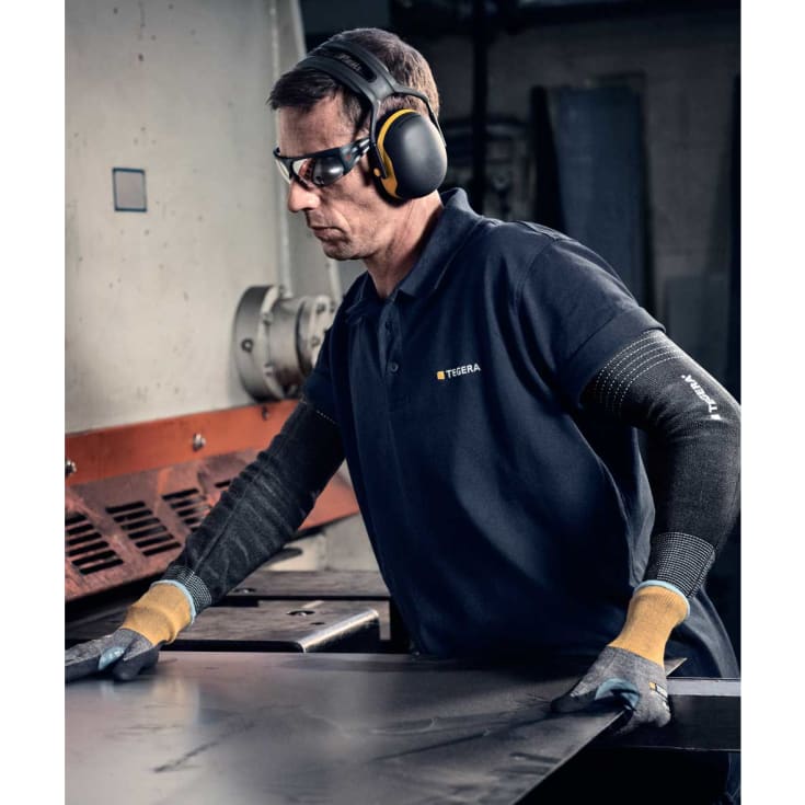 Tegera 73 skärskyddsärmar Cut F, Black, 9