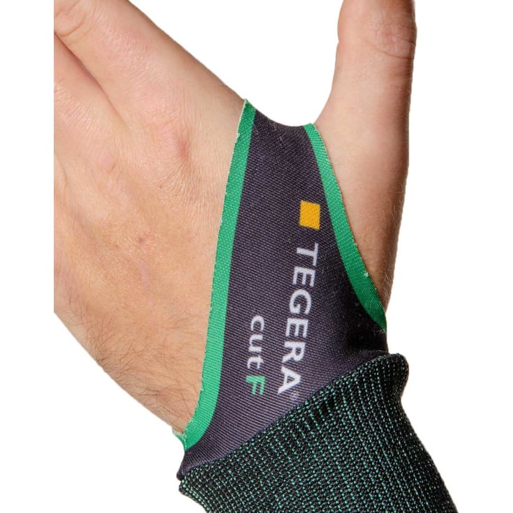 Tegera 73 skærehæmmende ærme Cut F, Sort, 9