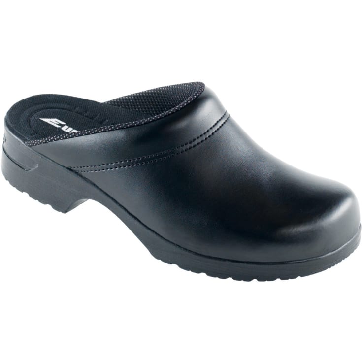 Euro-Dan Flex træsko uden hælkappe, Sort, 38