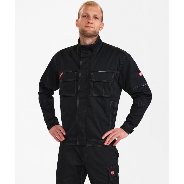 Engel Combat arbejdsjakke, Sort, L