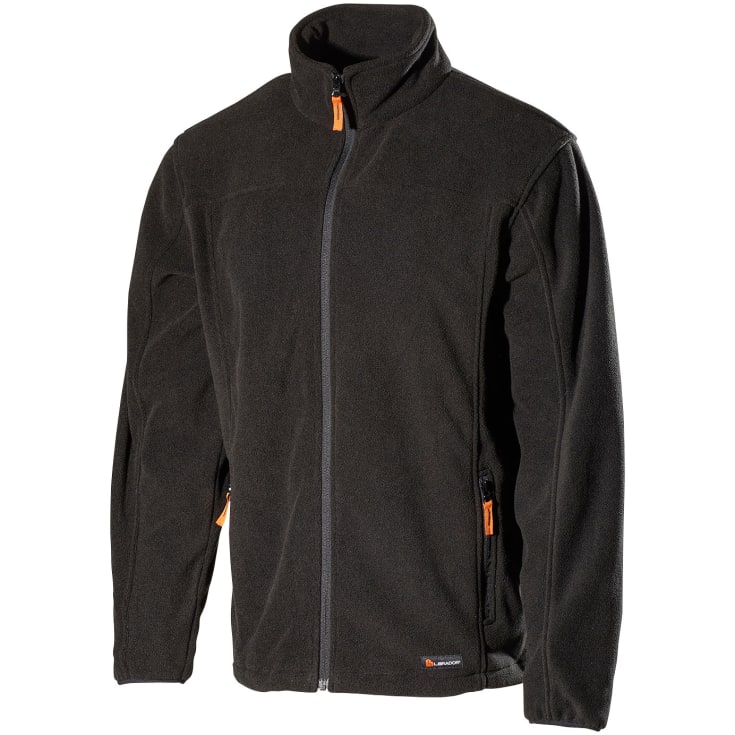 L.Brador fleecejakke 687P, Sort, 4XL