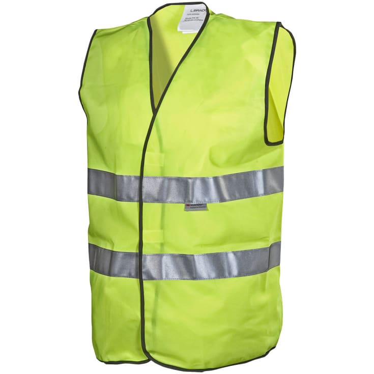 L.Brador refleksvest 414P, Hi-Vis Gul, 2XL