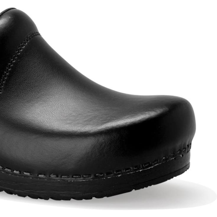 Sanita San Flex Clog tresko O1, uten hælkappe, sort, str. 43