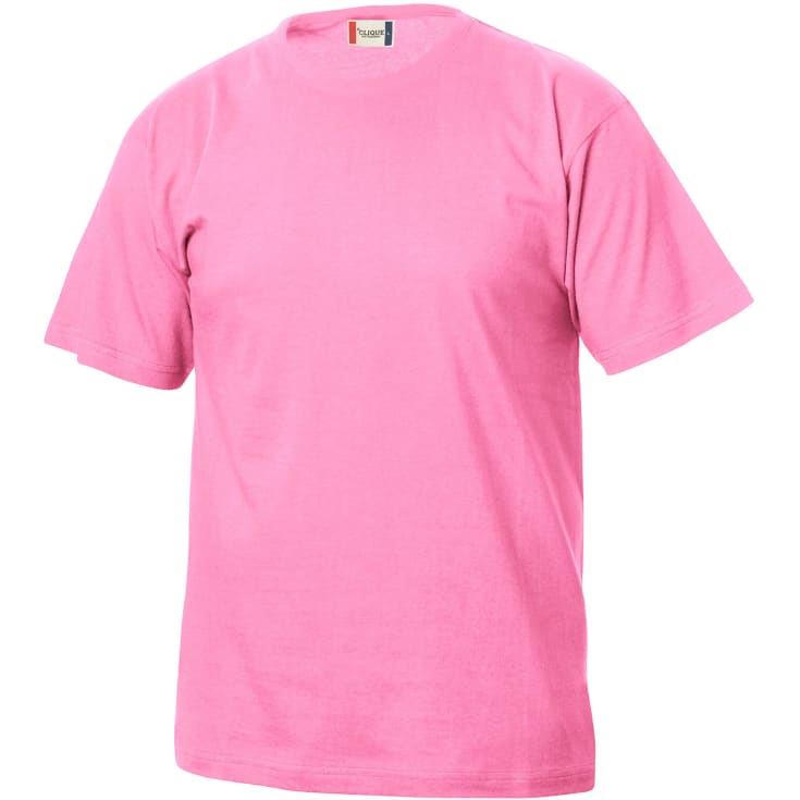 Clique Basic børne T-shirt, Lys Pink, 110/120