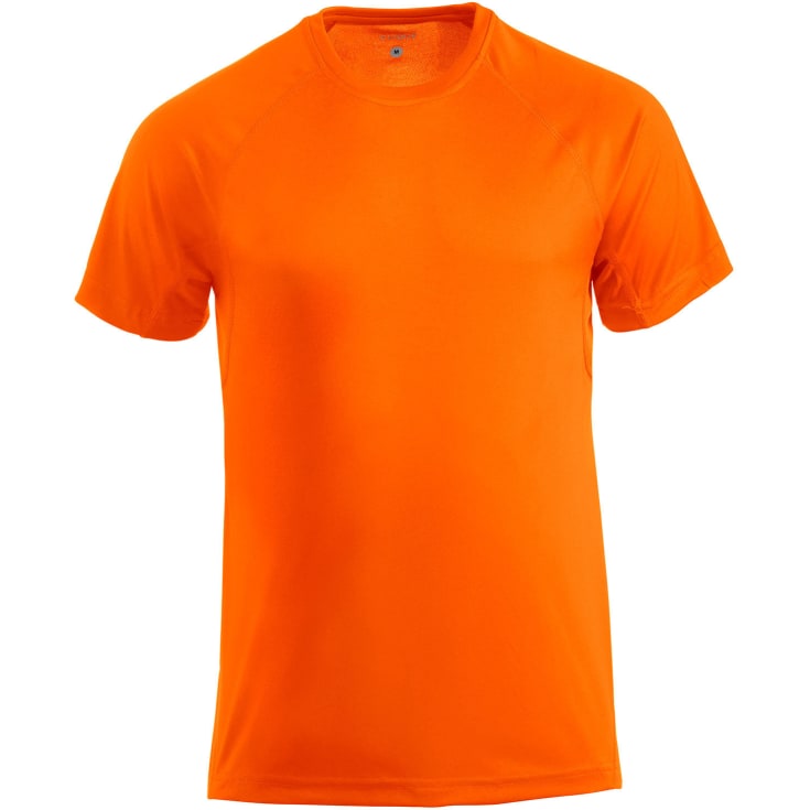 Clique Active T-shirt, Hi-vis Orange, 2XL