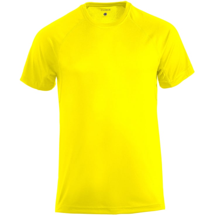 Clique Active T-shirt, Hi-Vis Gul, 2XL