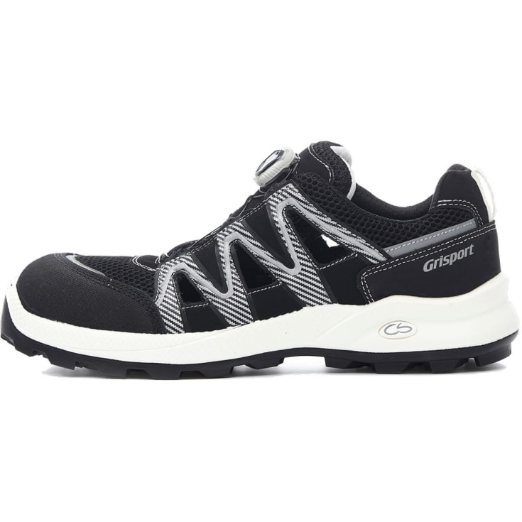 Grisport 70166 sikkerhedssandaler S1P, Sort/Hvid, 36