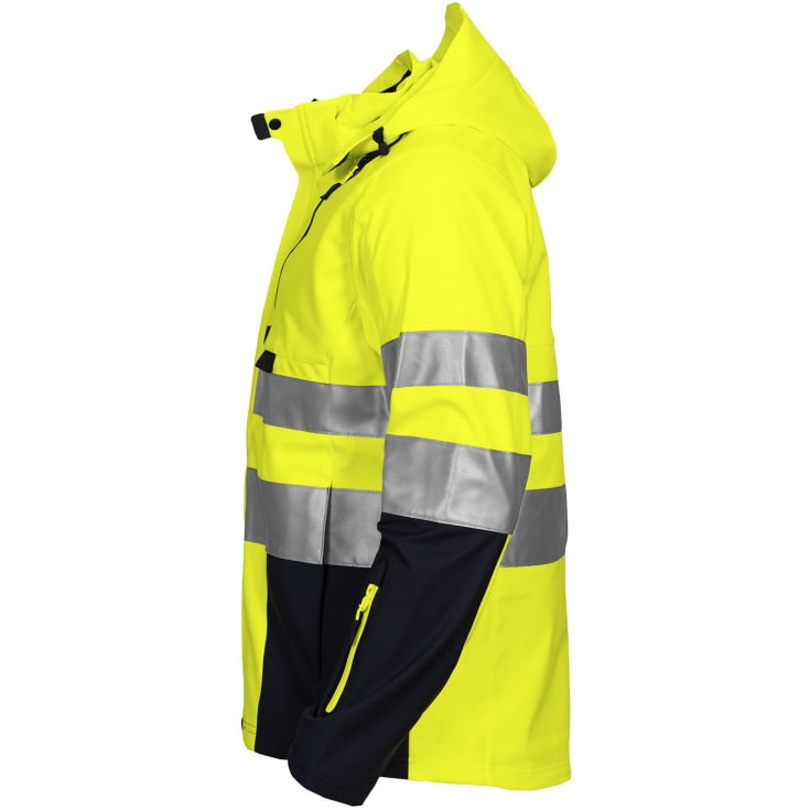 ProJob arbejdsjakke 6419, Hi-vis Gul/Sort, L