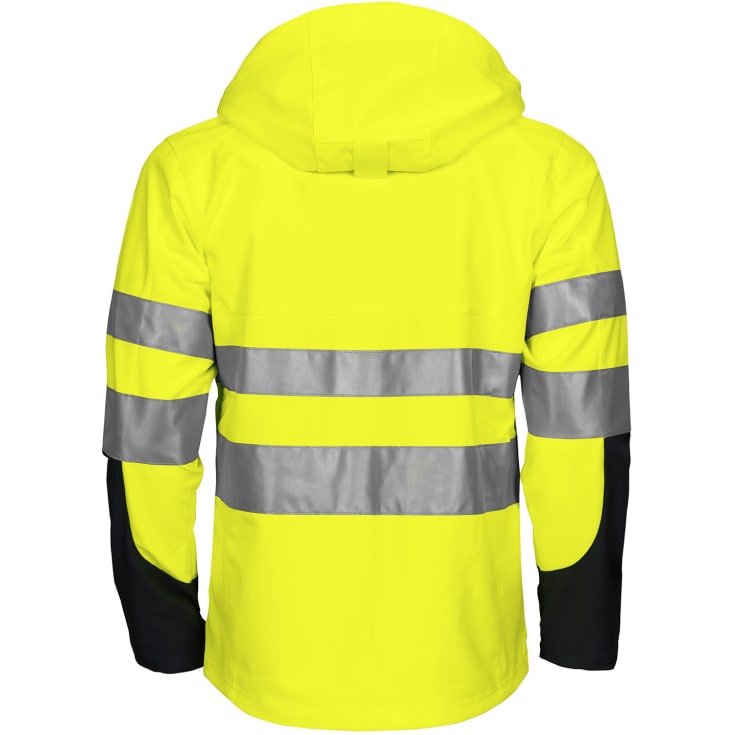 ProJob arbejdsjakke 6419, Hi-vis Gul/Sort, L