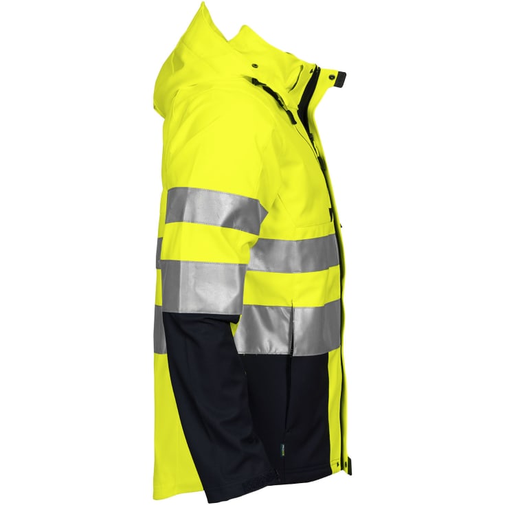 ProJob arbejdsjakke 6419, Hi-vis Gul/Sort, L