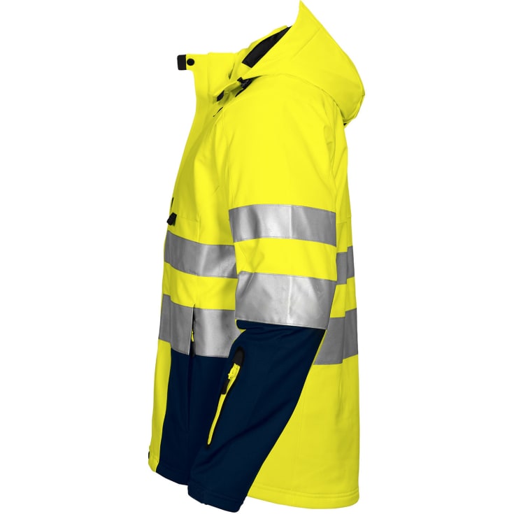 ProJob vinterjakke 6420, Hi-Vis gul/marine, S
