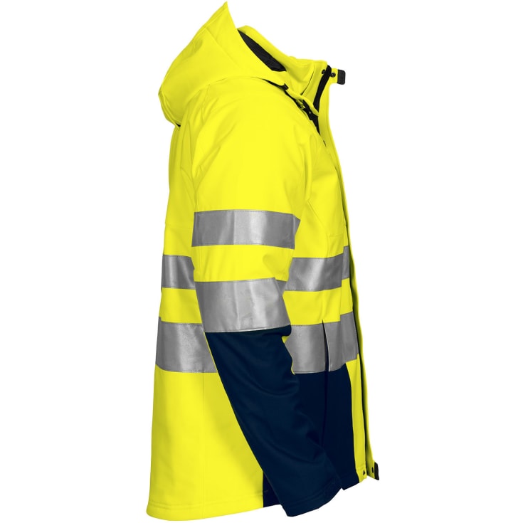 ProJob vinterjakke 6420, Hi-Vis gul/marine, S