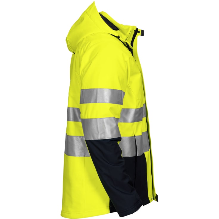ProJob vinterjakke 6420, Hi-vis Gul/Sort, M