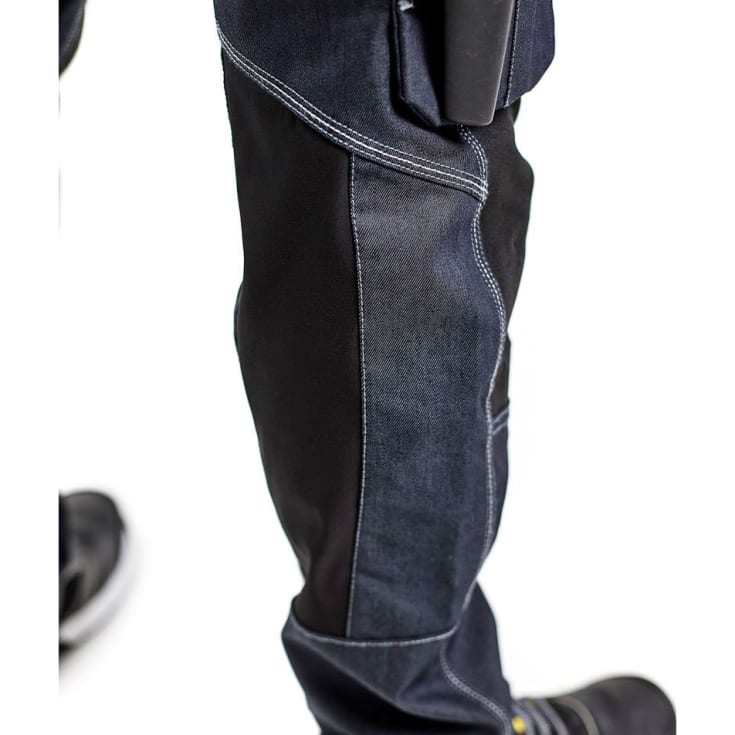 Blåkläder Workwear X1900 håndværkerbukser med 2-vejs stretch, marineblå/sort, str. D108