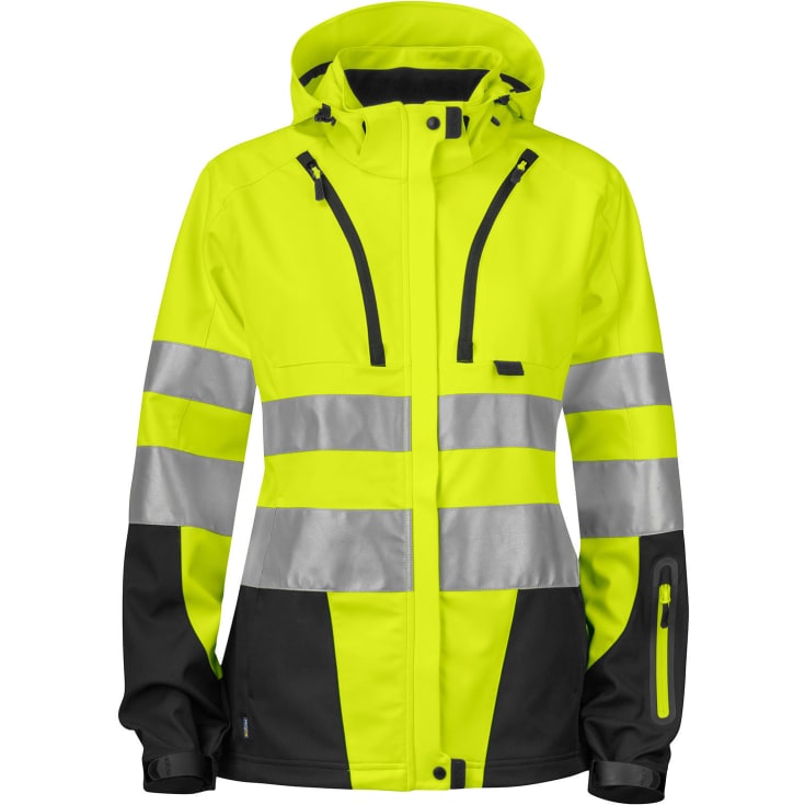 ProJob dame skaljakke 6423, Gul/Sort, M