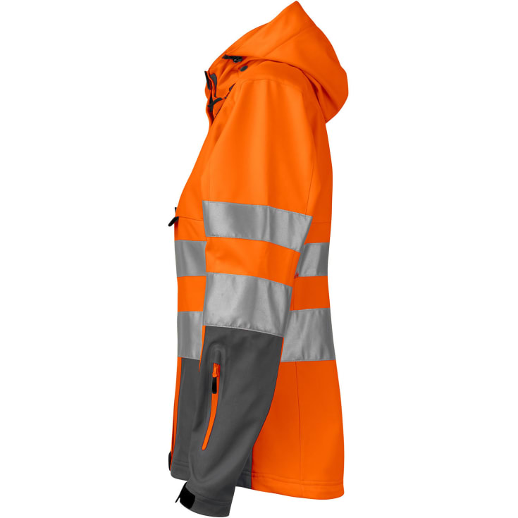ProJob dame skaljakke 6423, Orange/Grå, M