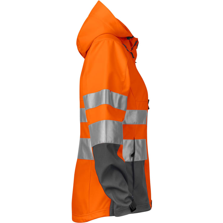 ProJob dame skaljakke 6423, Orange/Grå, M