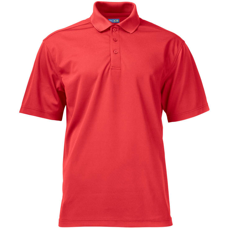 ProJob piqué polo T-shirt 2040, Rød, 4XL
