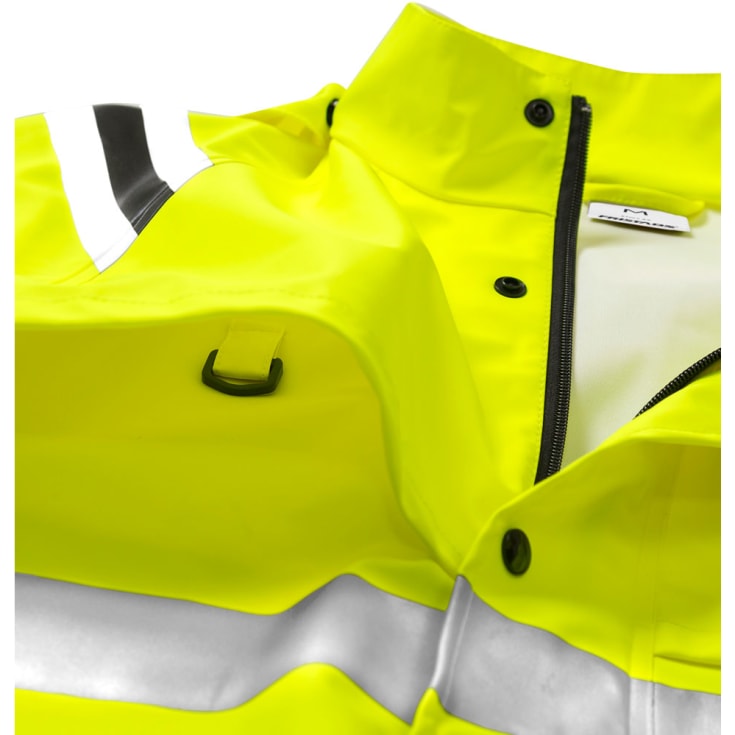 Fristads regnjakke 4624, Hi-vis Gul/Marine, L