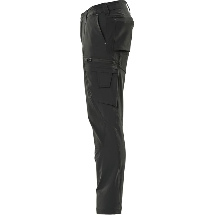 Mascot Advanced arbeidsbukser med stretch, sort, str. 82C54