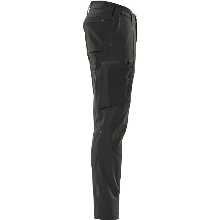 Mascot Advanced arbeidsbukser med stretch, sort, str. 82C54