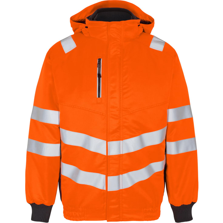 Engel Safety pilotjakke, Hi-Vis Orange/Antracitgrå, 3XL