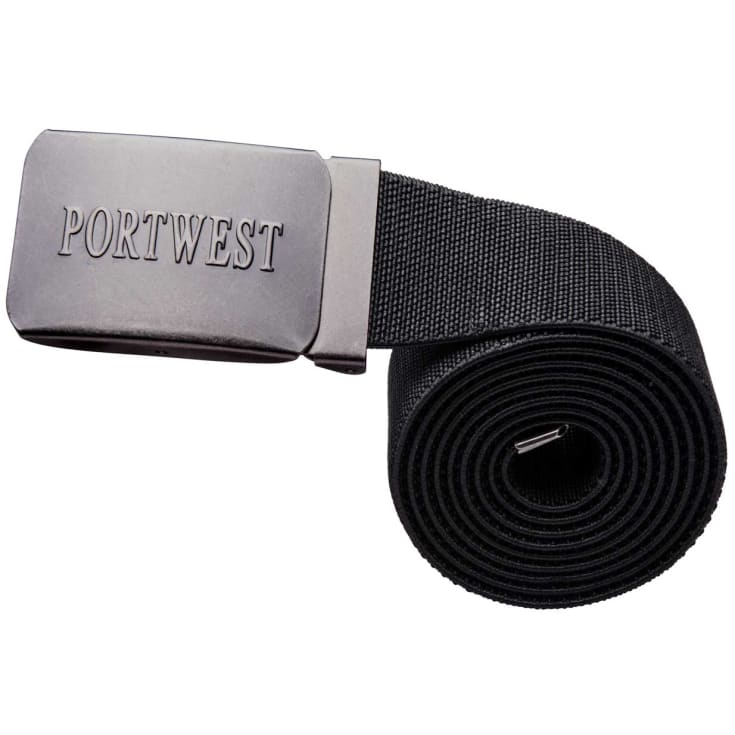 Portwest C105 belte elastisk, sort onesize