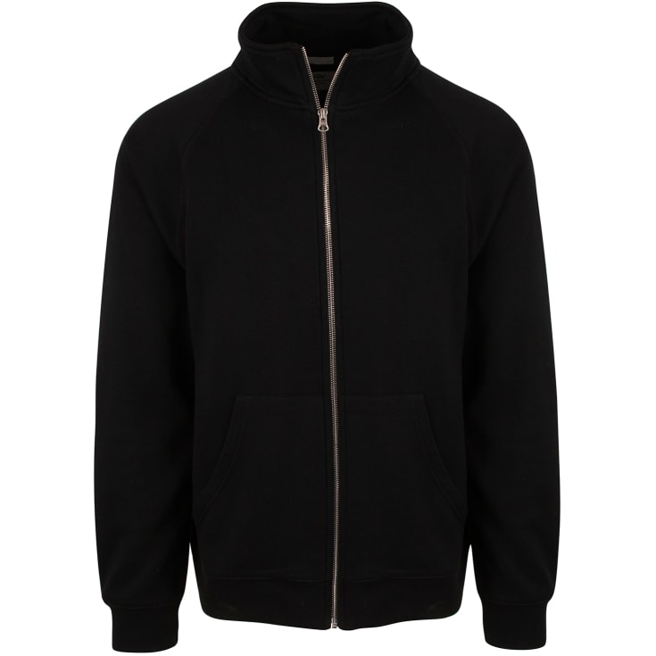 YOU Kings sweat cardigan, Sort, 5XL